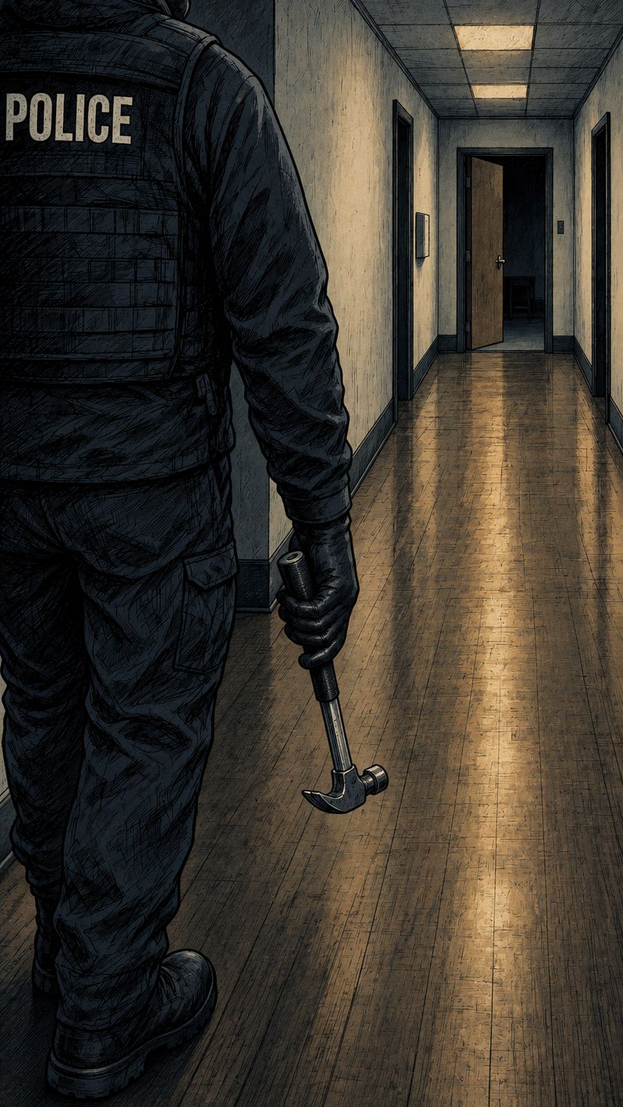 Illustration from the episode: the carried hammer, Missy Bevers: Inside the Gear
